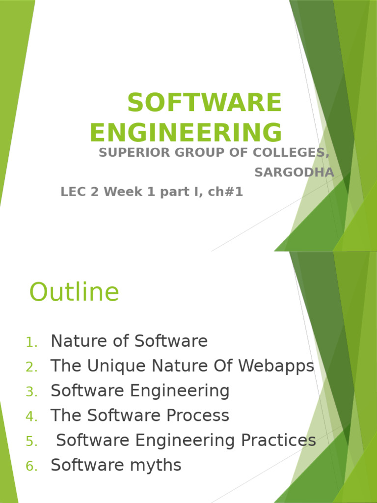 Software Engineering Fundamentals Overview | PDF | Web Application ...