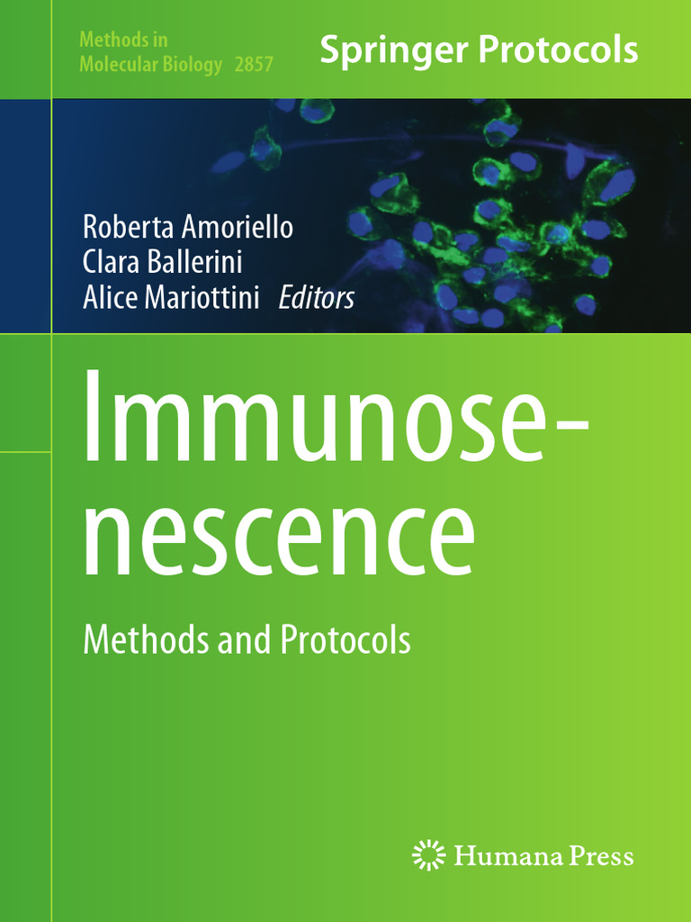 Immunosenescence: Methods and Protocols | PDF | Thymus | Real Time