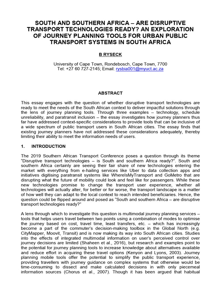 2C - Ryseck - South - 2019 South and Southern Africa Are Disruptive ...