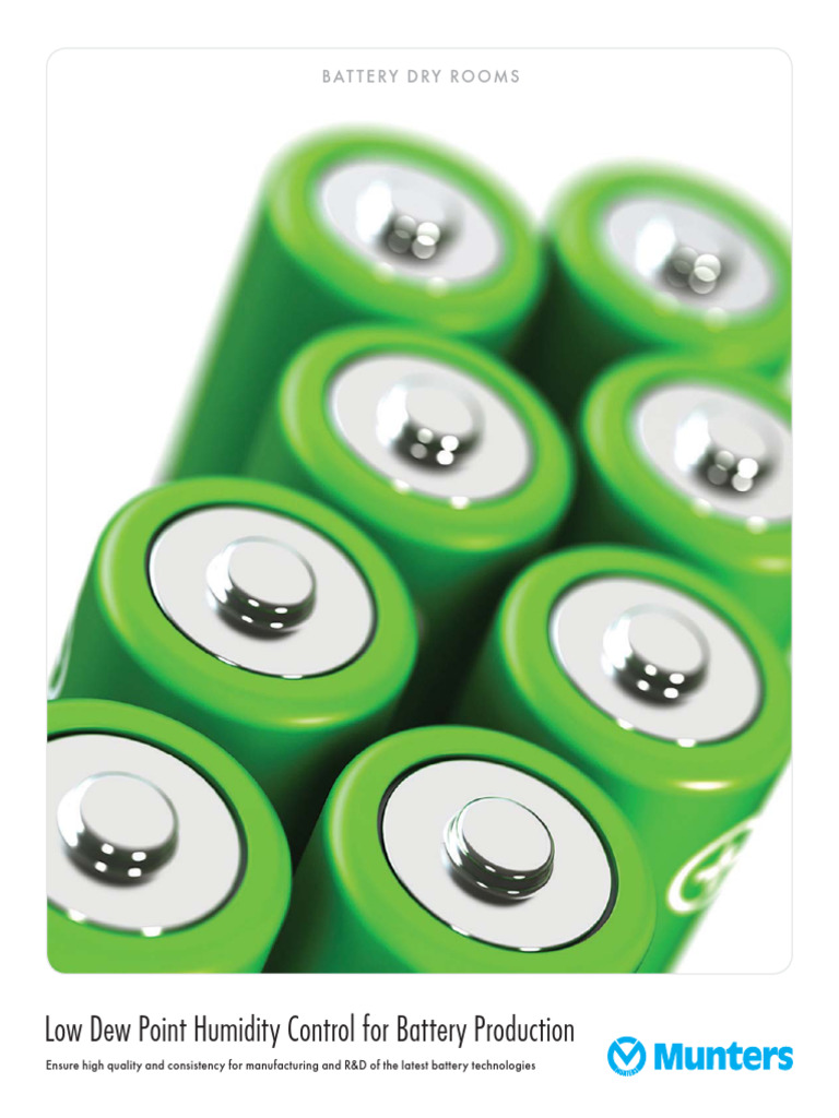 Low Dew Point Control for Battery Production | PDF | Applied And ...
