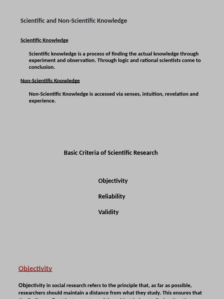 Reliability and Validity-1 | PDF | Validity (Statistics) | Knowledge