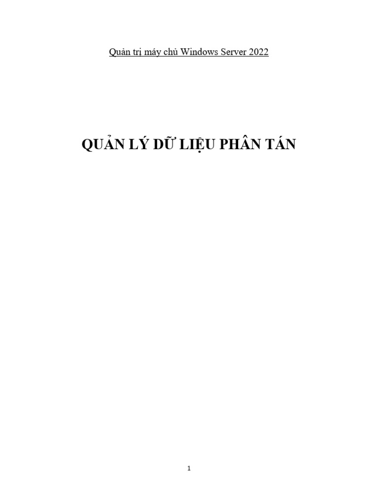 84 - Quan Ly Du Lieu Phan Tan Voi DFS - Distributed+File+System+(DFS) | PDF