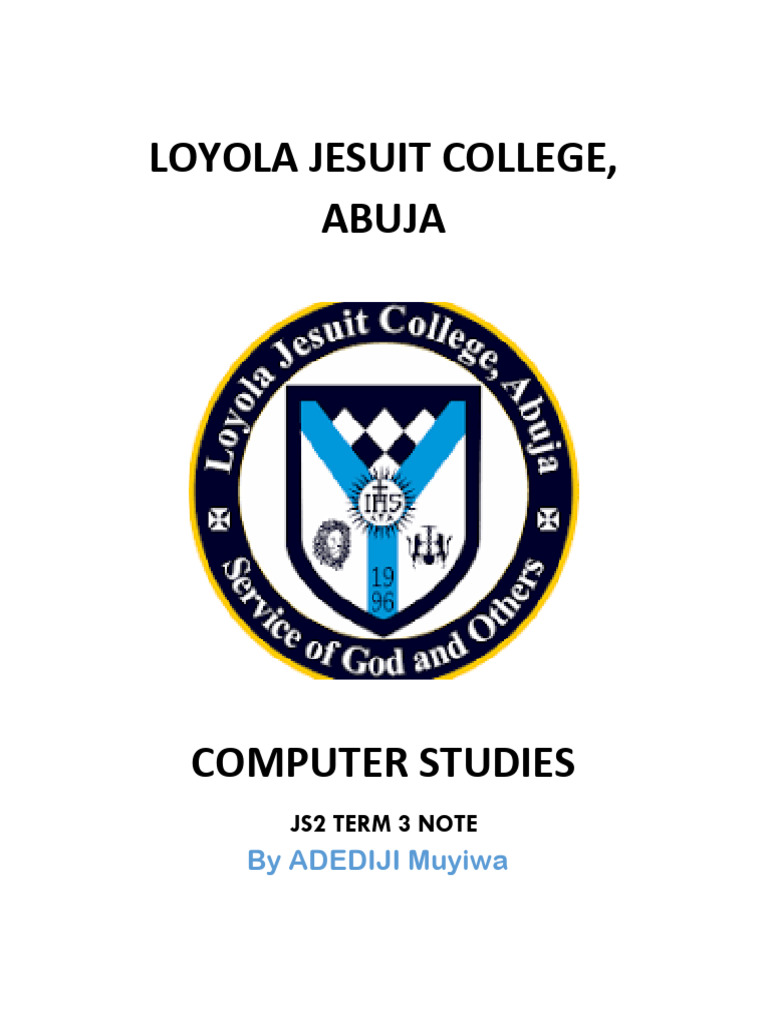 LJC Resources - Files - js2 - JS2 Computer Studies Term 3 Note | PDF ...