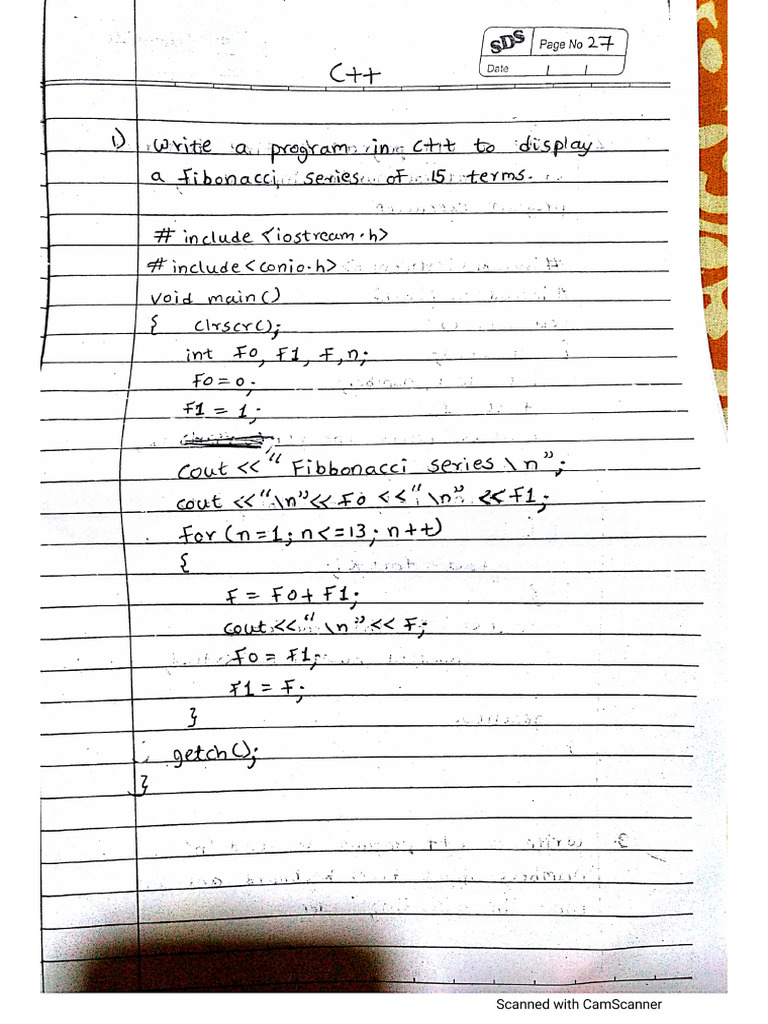 C++ Programs For Board Exam | PDF