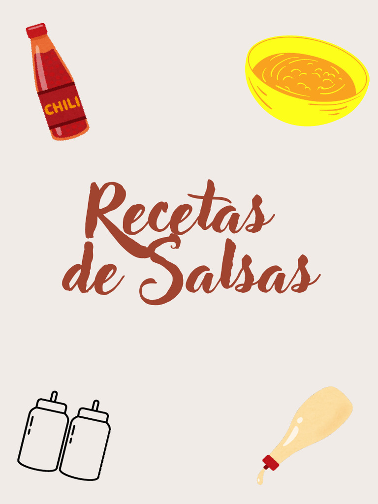 Más de 10 Salsas Caseras | PDF | Salsa | Ají picante