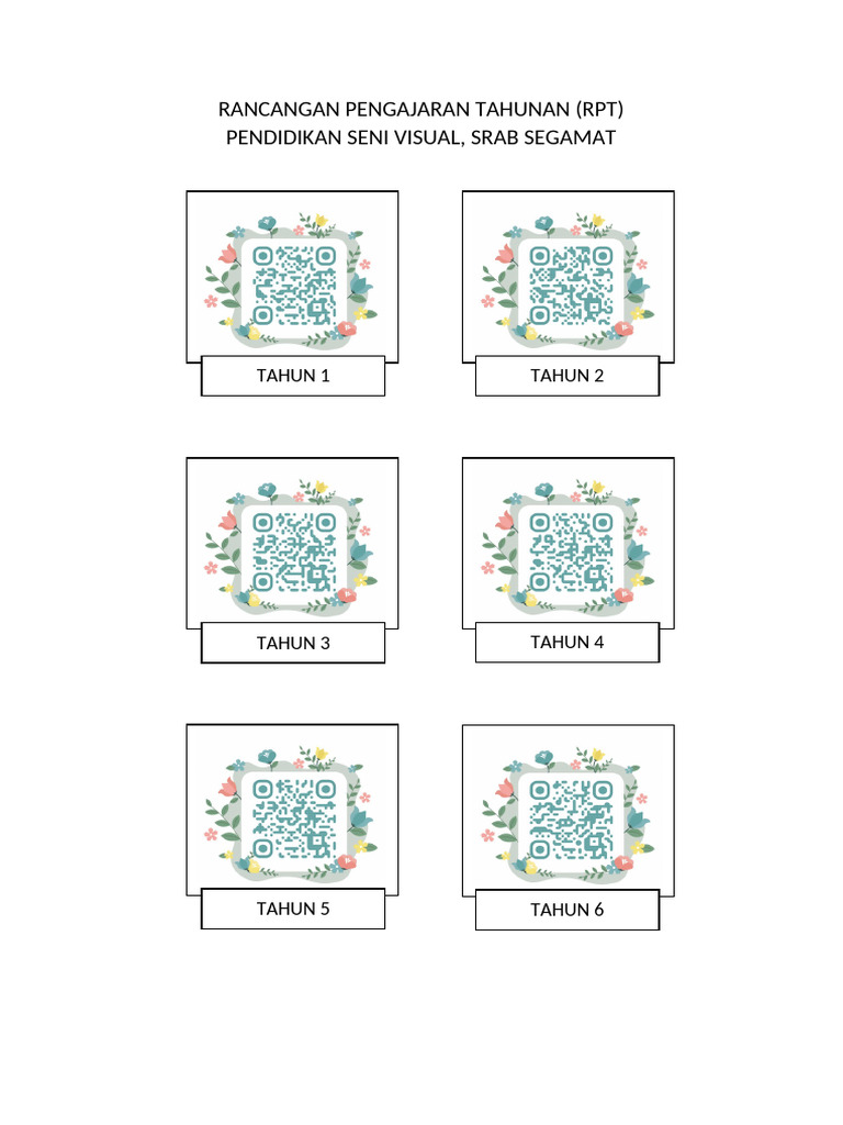 QR Code RPT PSV 2025 | PDF