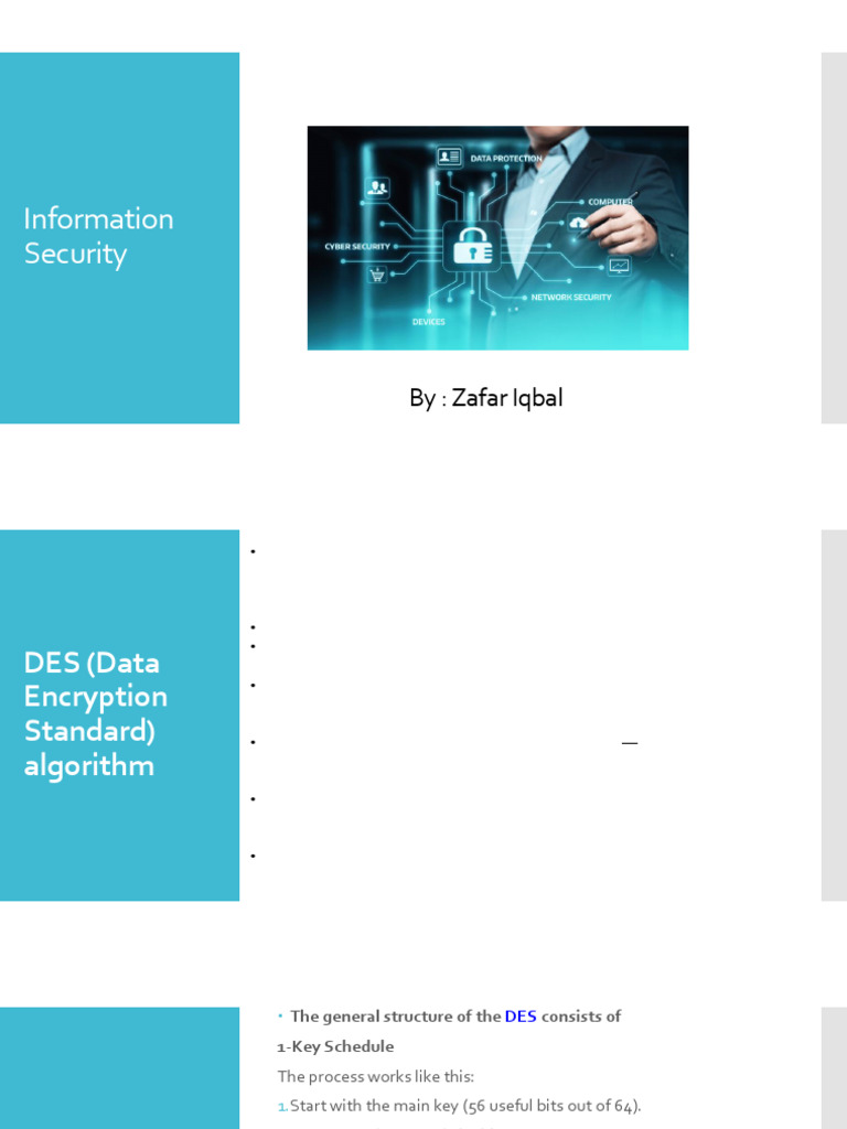 Overview of DES Encryption Algorithm | PDF | Key (Cryptography ...