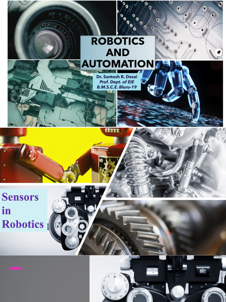 External Sensors in Robotics Explained | PDF | Computer Vision | Kinematics