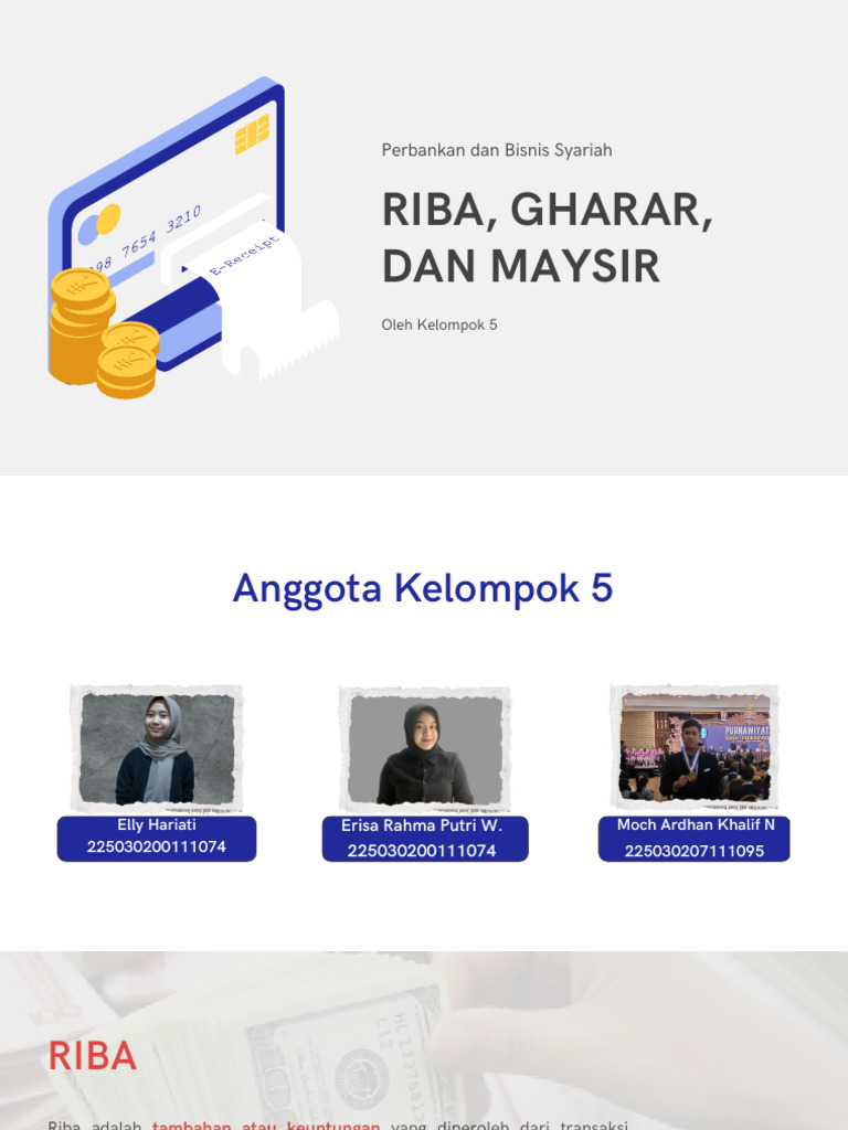 Riba, Gharar, Dan Maysir | PDF