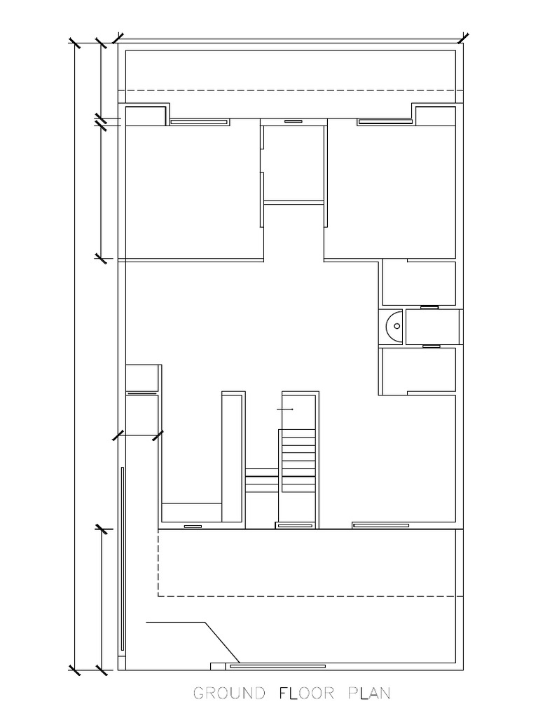 Ground Floor Existing Plan Plot No - A-13, Sec-71, NOIDA For Amit ...
