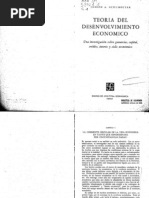 Schumpeter, Teoría del Desenvolvimiento económico