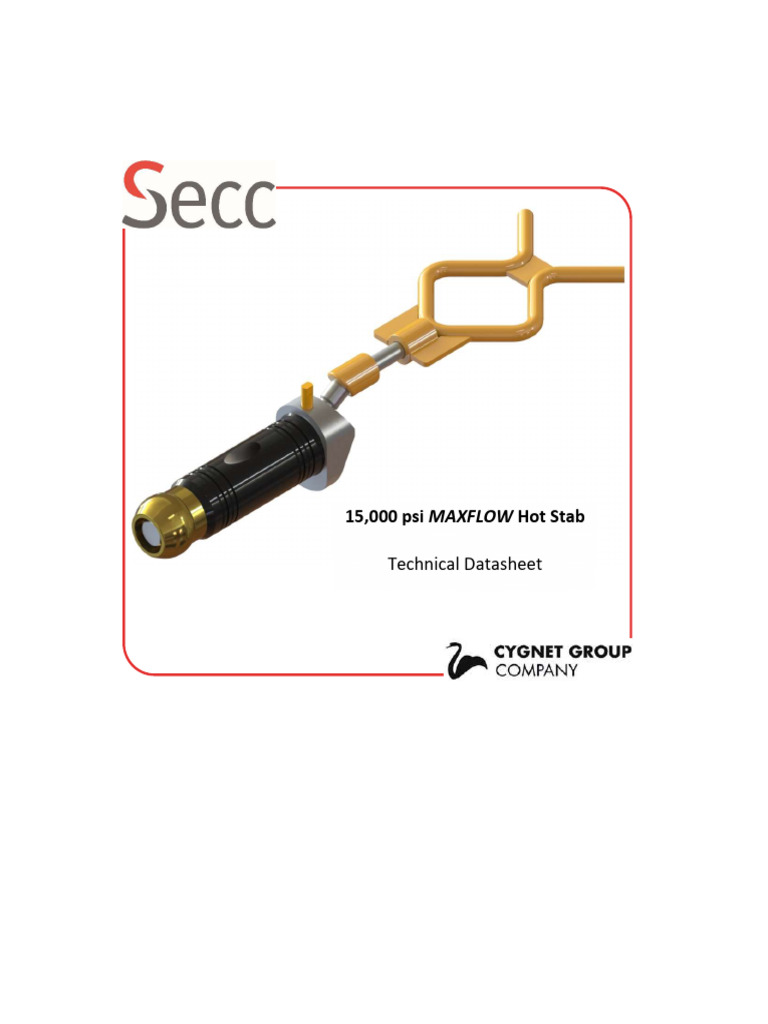 15,000 psi MAXFLOW Hot Stab Datasheet | PDF | Welding | Construction