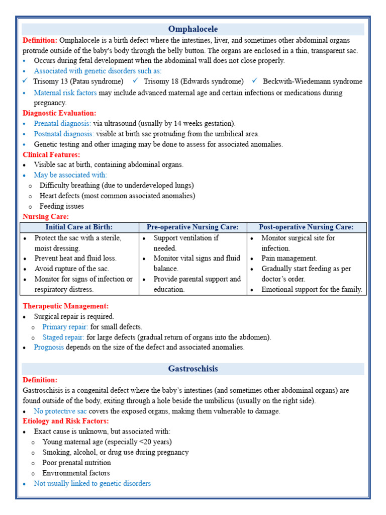 Abdominal Wall Defect KATKOTA | PDF