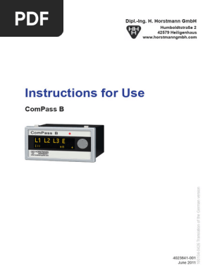 テレビデオ ComPass B User Manual and Installation Guide | PDF | Relay | Power