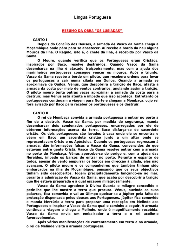 Os lus adas resumo pdf dion sio portugal