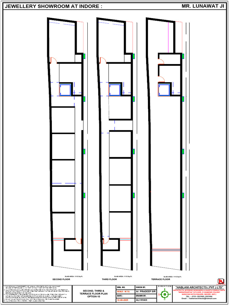 Option-10 Second, Third & Terrace Floor | PDF