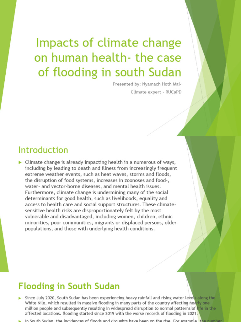 Impacts of Climate Change On Human Health | PDF | Flood | Drought