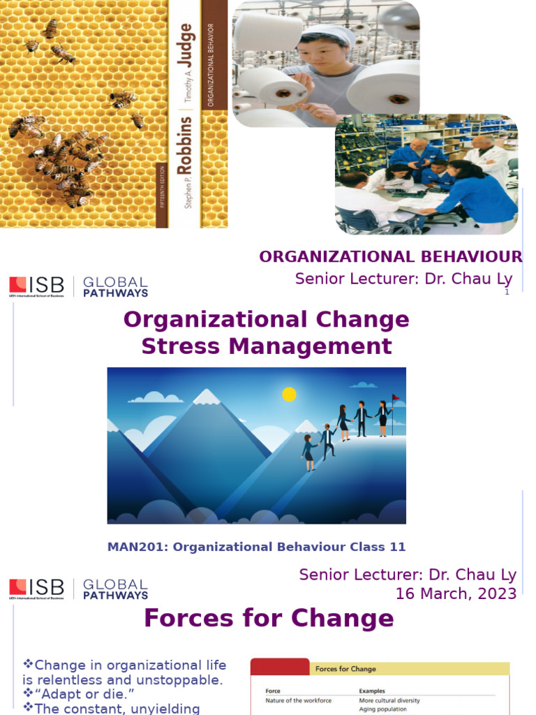 Managing Organizational Change & Stress | PDF | Change Management ...