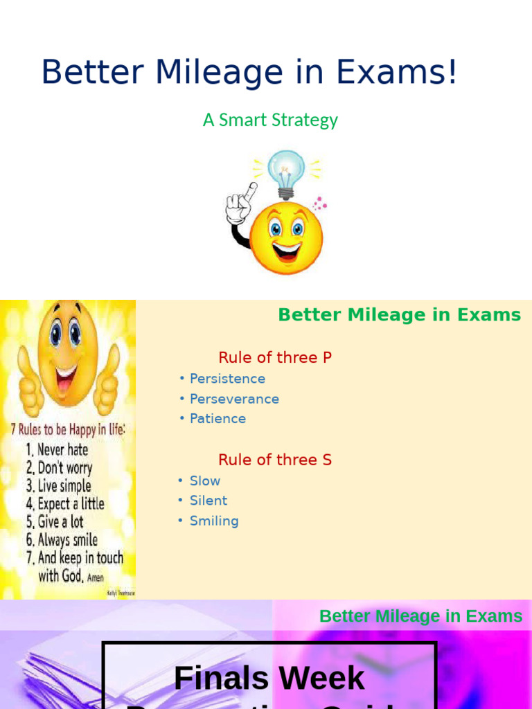 Exam Success: Study Strategies Guide | PDF | Behavioural Sciences ...
