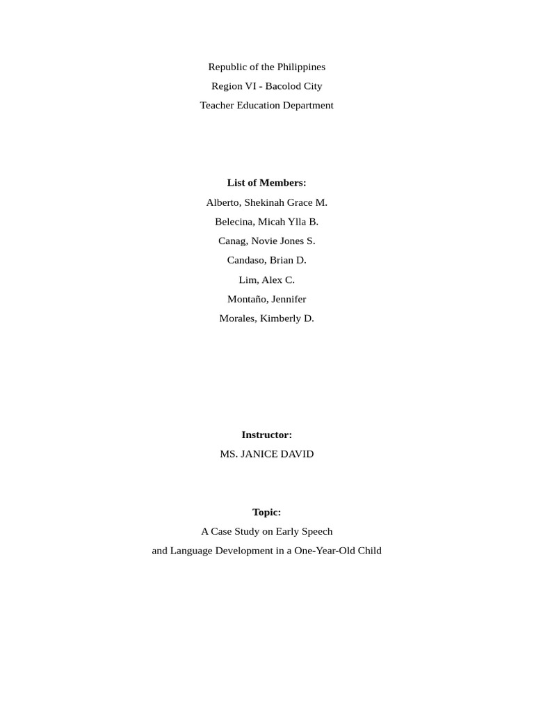 Final Case Study To Print A4 Ni Ha | PDF | Language Development ...