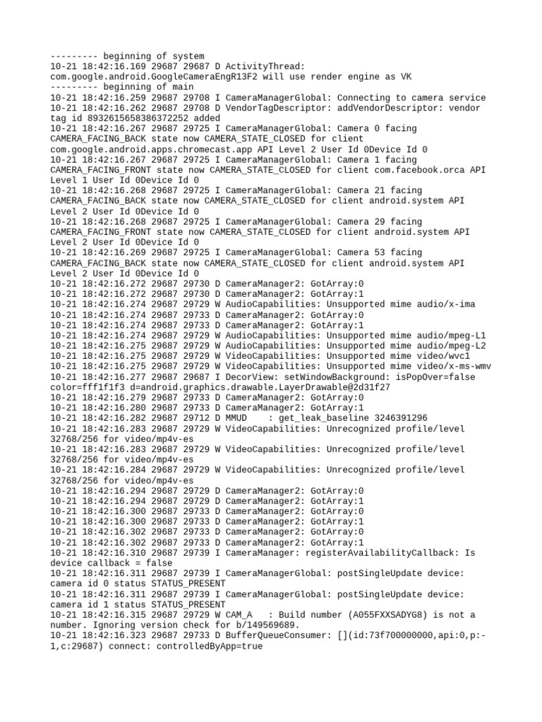 Log Cat 1761068536208 | PDF | Computer Programming | Software Engineering
