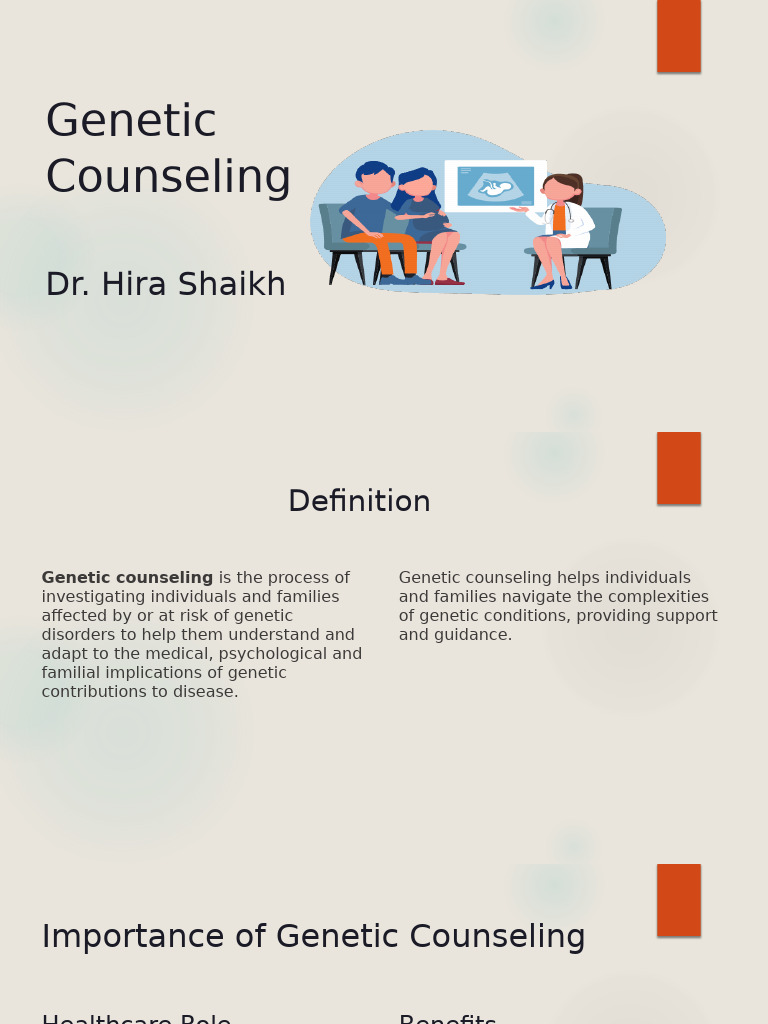 Understanding Genetic Counseling Basics | PDF | Genetic Counseling ...