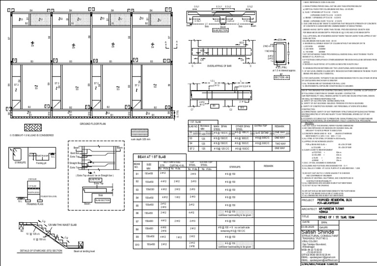 Structural Design Guidelines for M20 Concrete | PDF | Beam (Structure ...