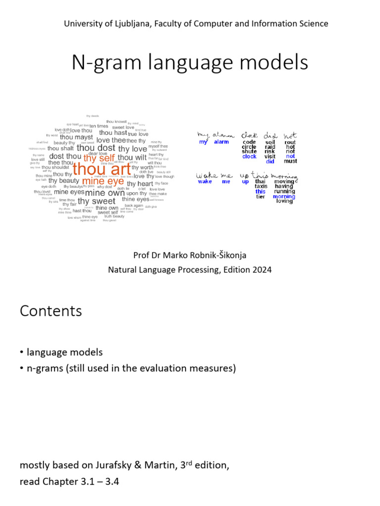 N-gram Models in Natural Language Processing | PDF | Learning | Linguistics
