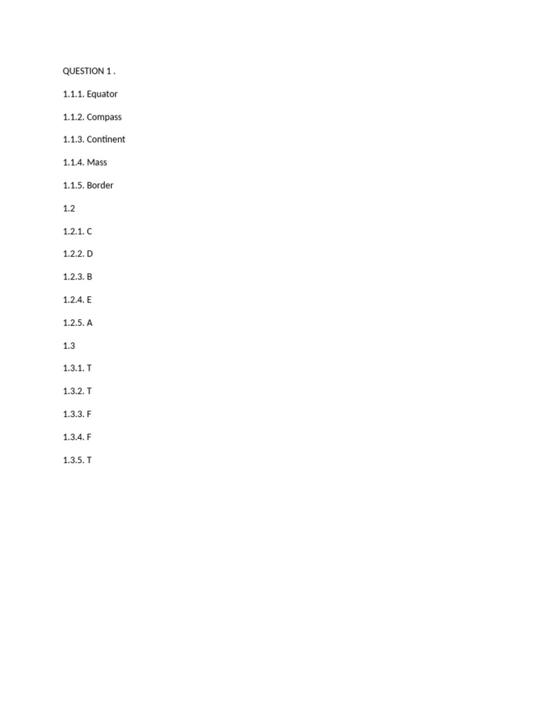 Memo SS Grade 5 B | PDF