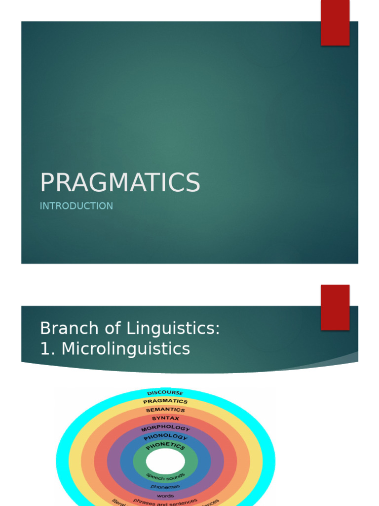 Understanding Pragmatics in Linguistics | PDF