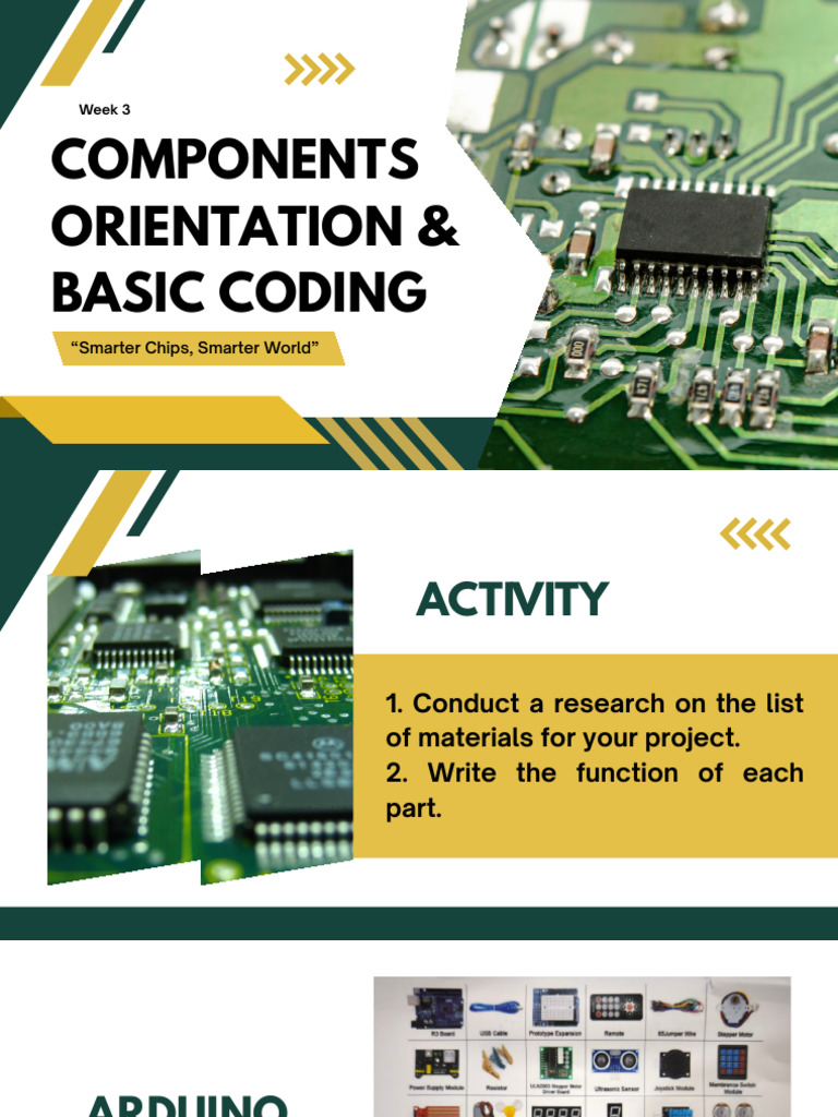Arduino Basics: Input, Output, Coding | PDF | Arduino | Sensor