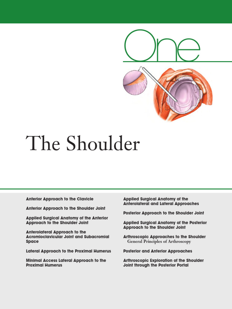 Surgical Approaches to the Shoulder | PDF | Shoulder | Joints