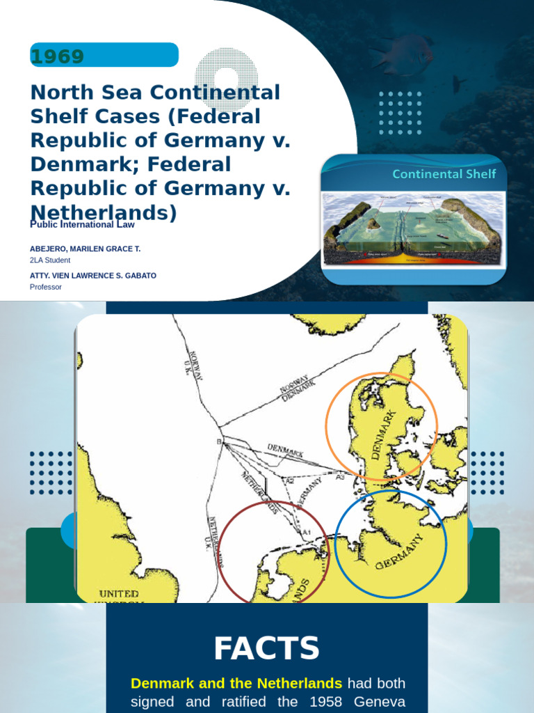 North Sea Continental Shelf Dispute Analysis | PDF | Territorial Waters