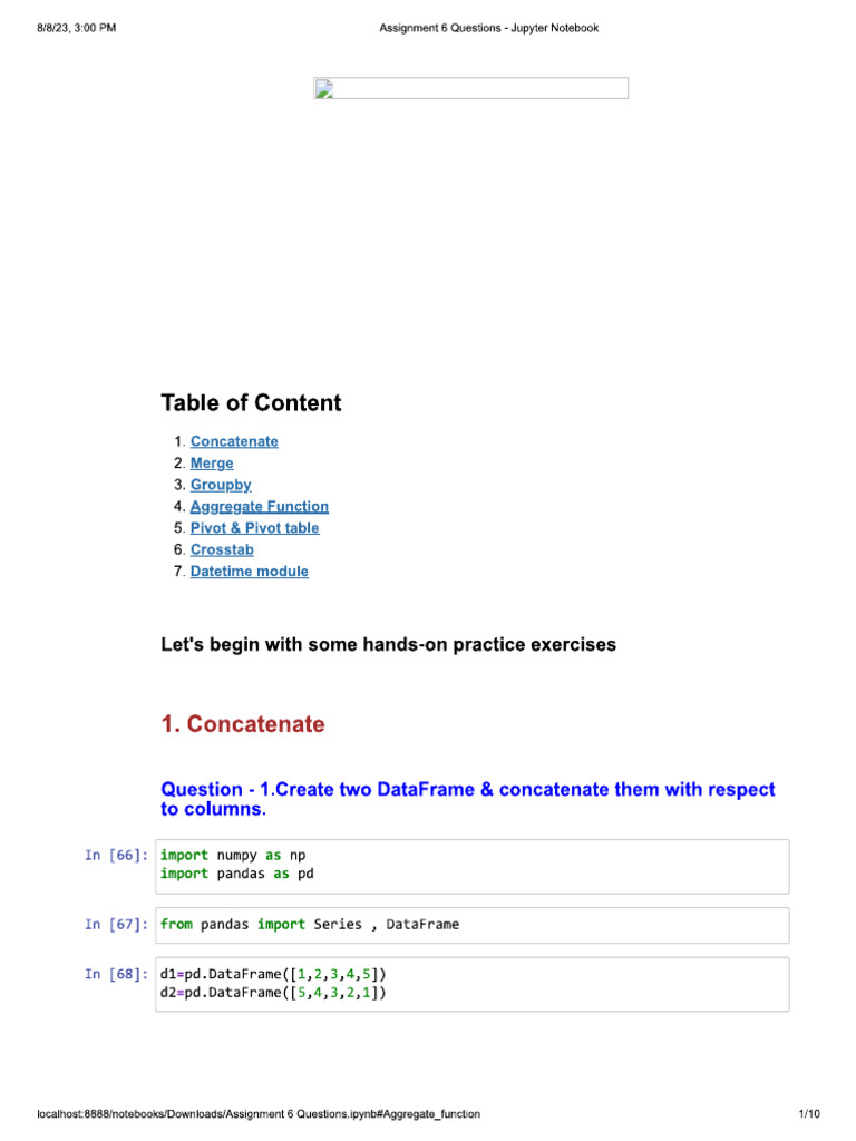 Assignment 6 | PDF