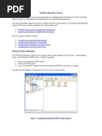 DCOM Configuration Tutorial