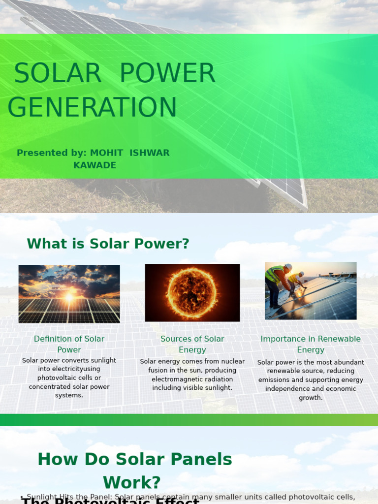 Understanding Solar Power Systems | PDF | Solar Power | Photovoltaics