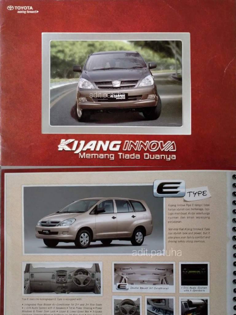 Brosur Kijang Innova 2007 PDF Free | PDF