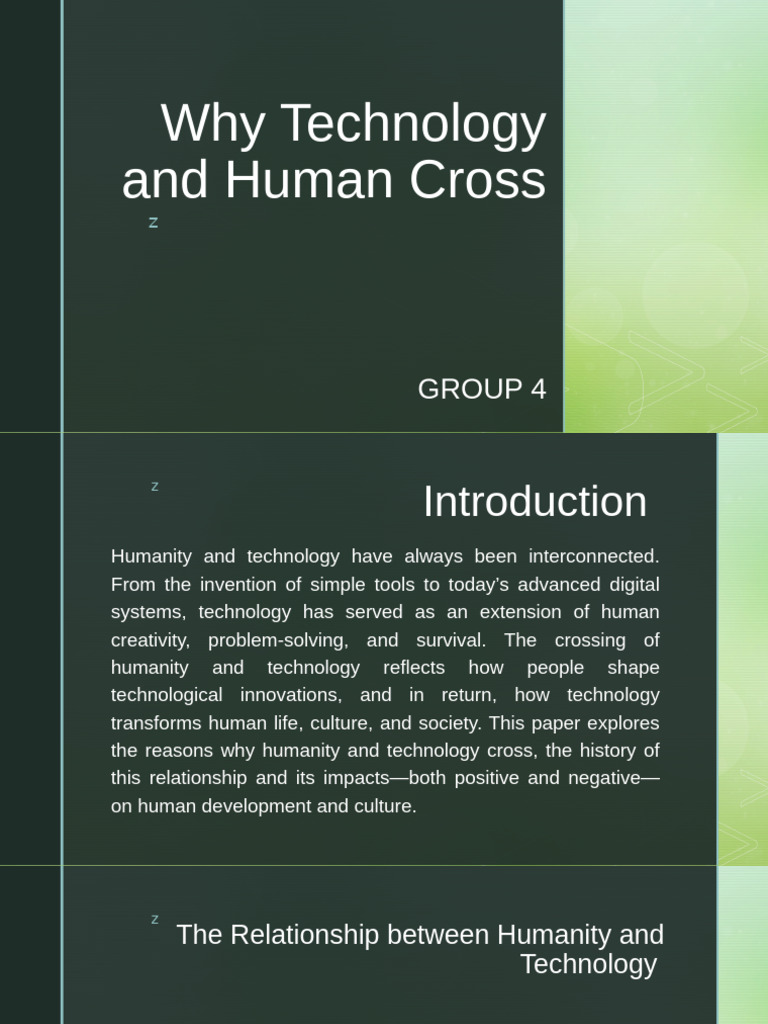Why Technology 0 Human Cross 4 | PDF