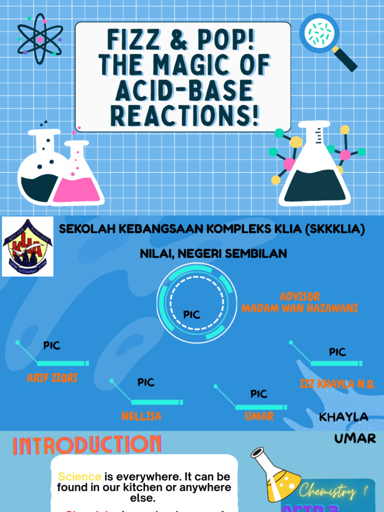 EDITED Fizz & Pop! The Magic of Acid-Base Reactions! | PDF | Sodium ...