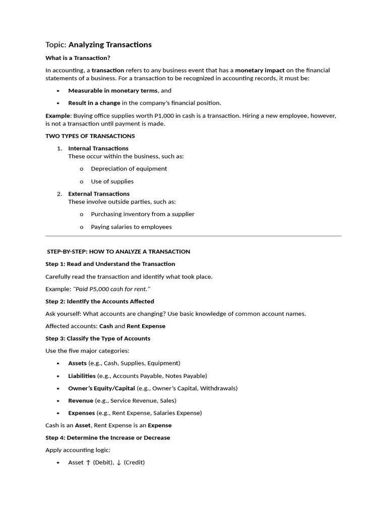 Posting Equipment Purchase to Ledger | PDF | Debits And Credits ...