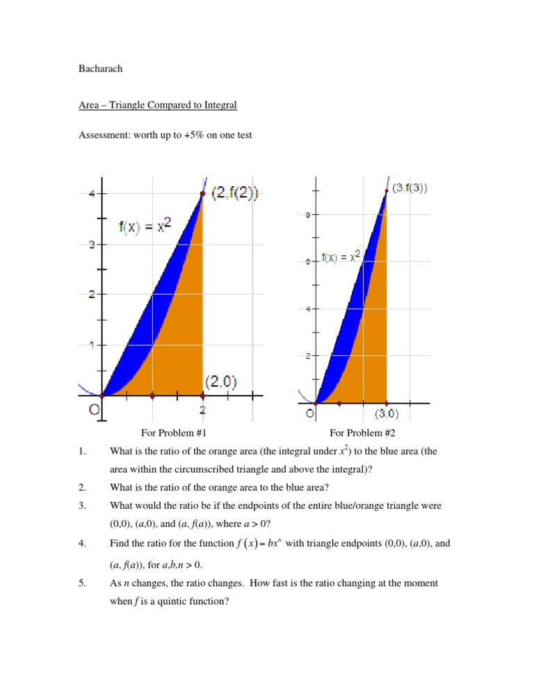 Area - Triangle Compared To Integration | PDF | Language Arts & Discipline