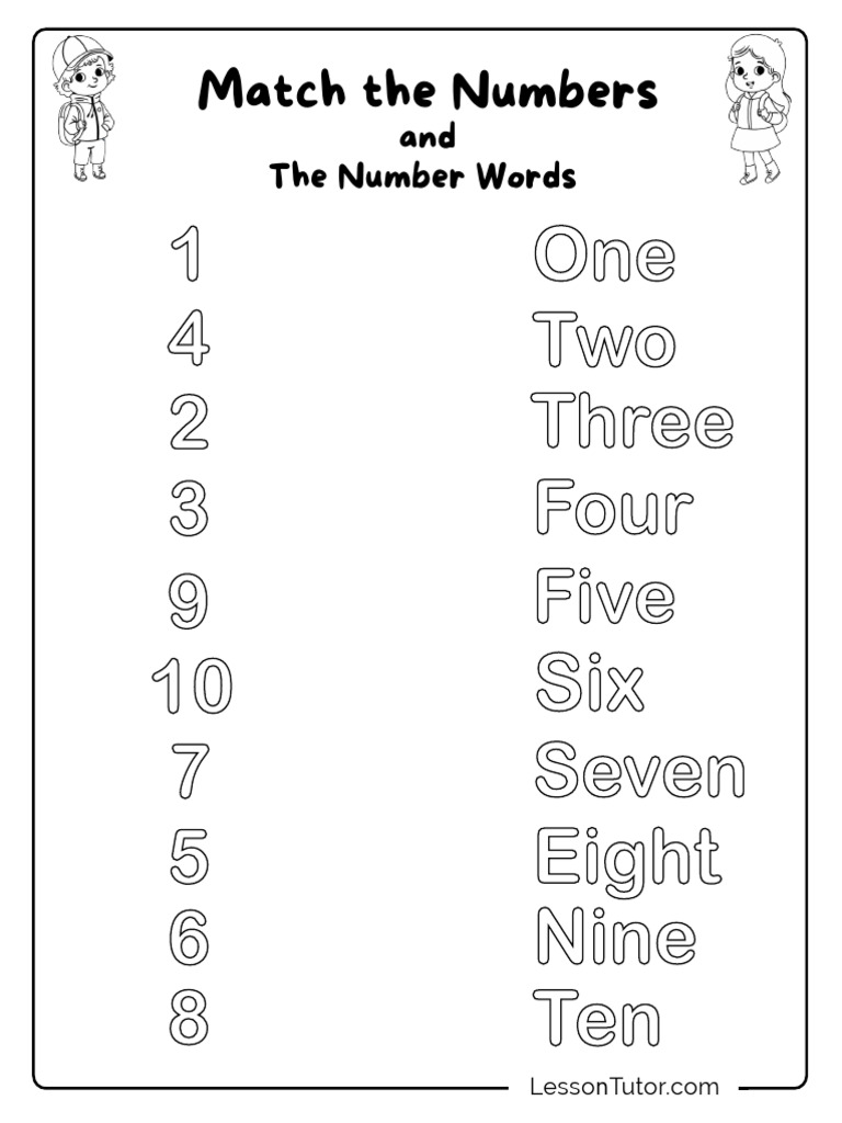 1st Grade the Numbers | PDF