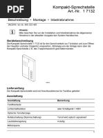Bedienungsanleitung | PDF