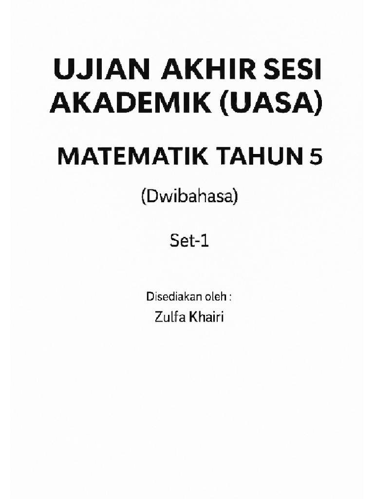 Uasa Math T5-1-3 | PDF