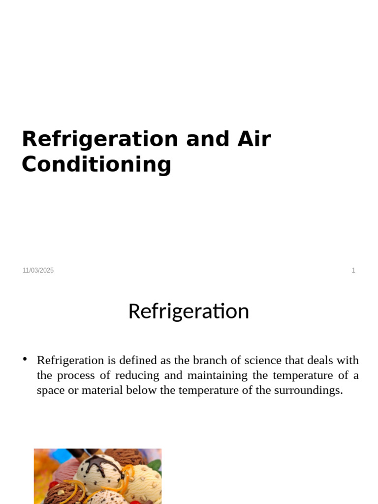 Refrigeration and Air Conditioning Basics | PDF | Humidity | Refrigeration