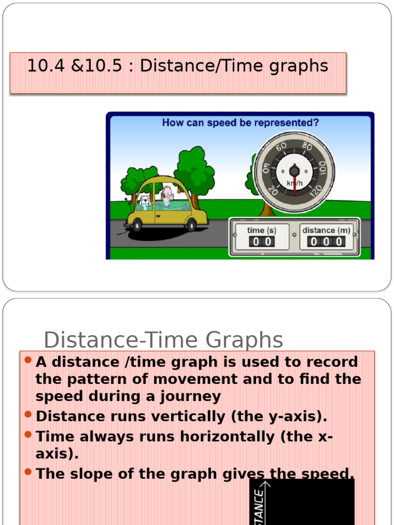 Understanding Distance-Time Graphs | PDF