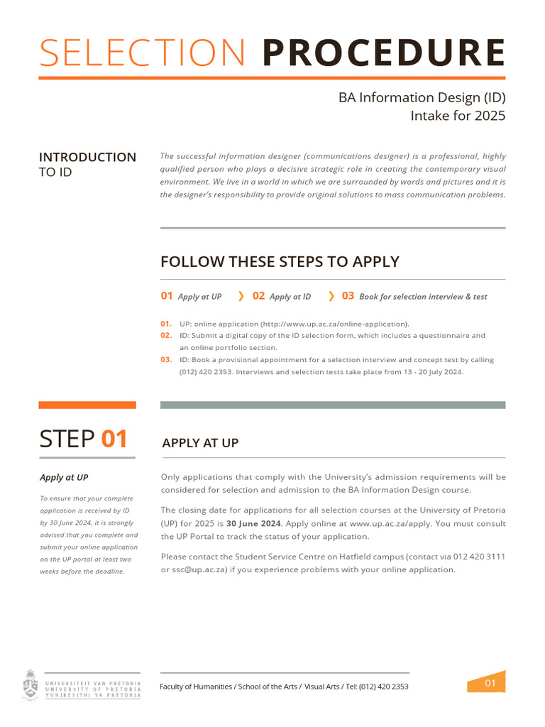 BA Information Design Application Guide | PDF | University And College ...