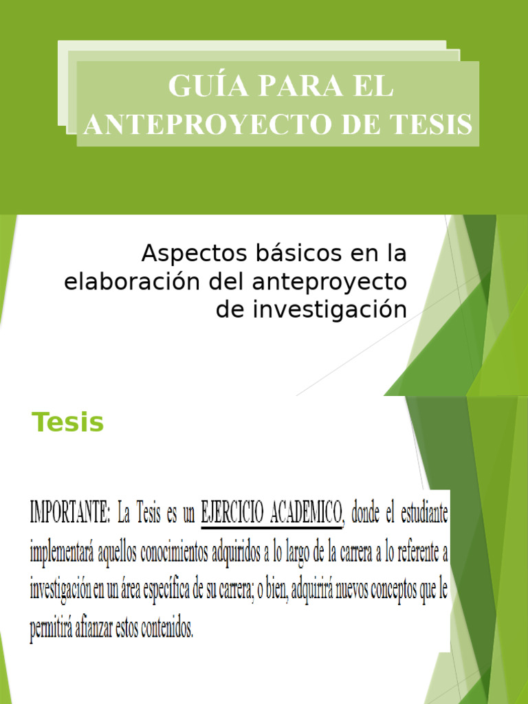 Guía para Elaborar un Anteproyecto de Investigación | PDF | Hipótesis ...