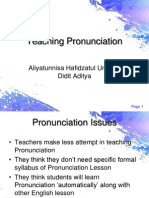 Teaching Pronunciation