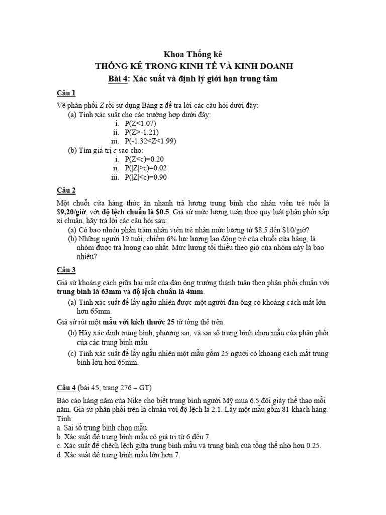 Bai Tap 4 | PDF
